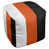 Blanc / Orange / Noir