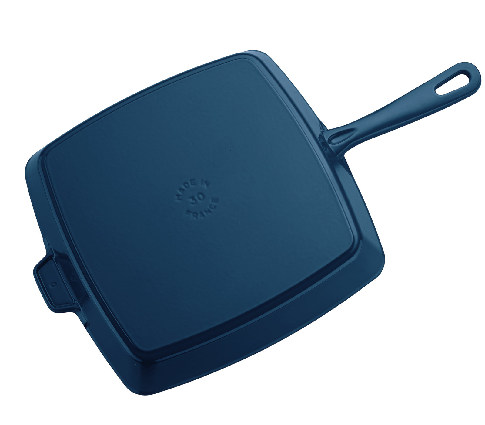 Staub 12" Cast Iron American Grill Pan, Blue, 12" x 12"