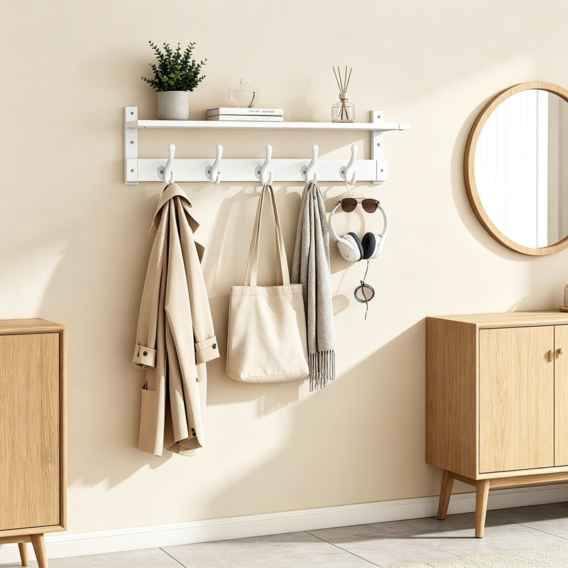 Portemanteaux mural, White