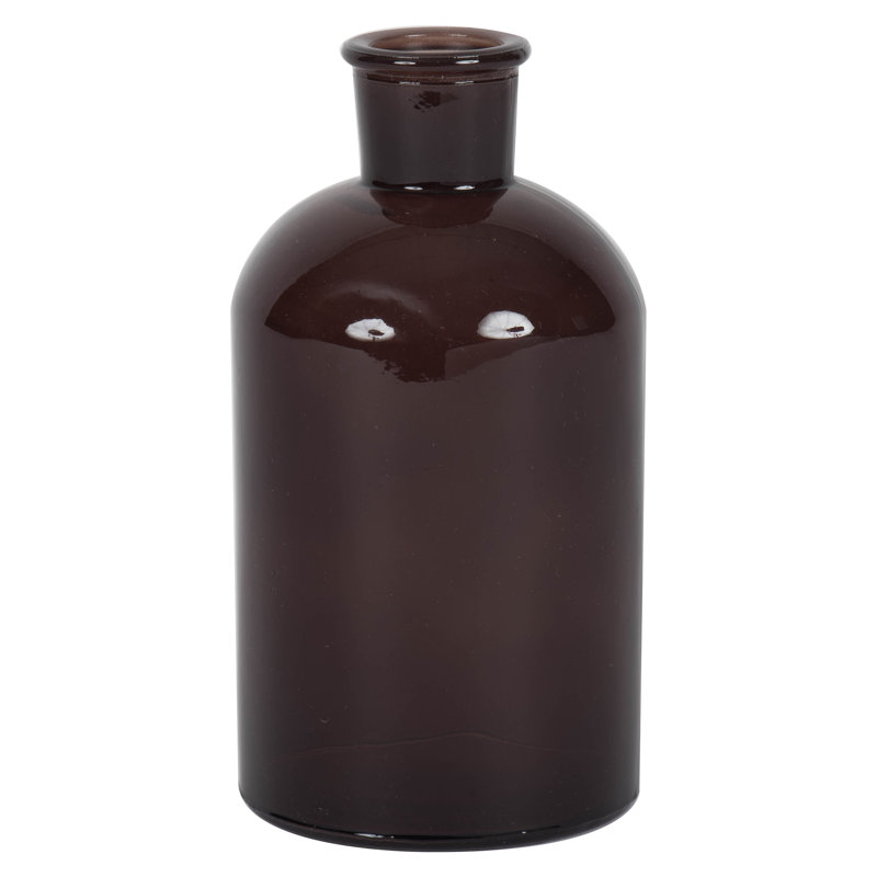 Darbyville 8" Glass Bottle Set, Black
