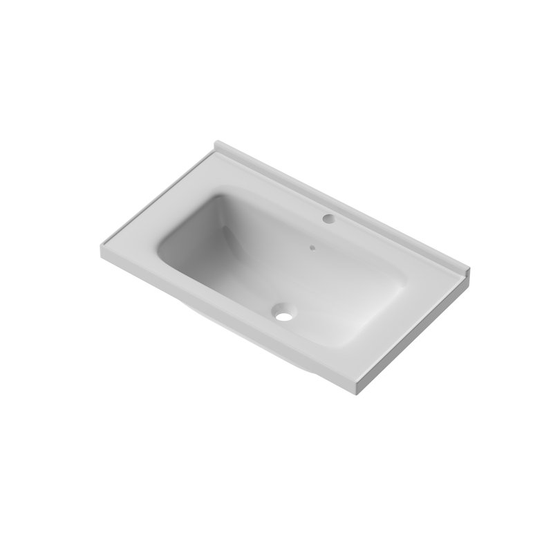 Comptoir de meuble-lavabo rectangulaire 32 po