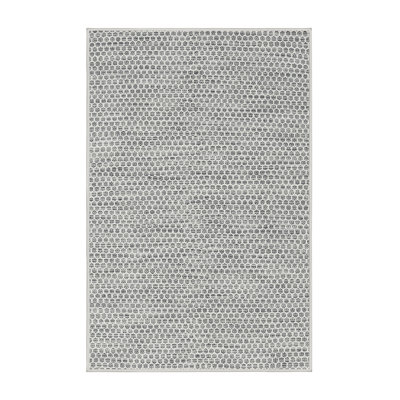 Tapis gris zone contemporaine Ingle