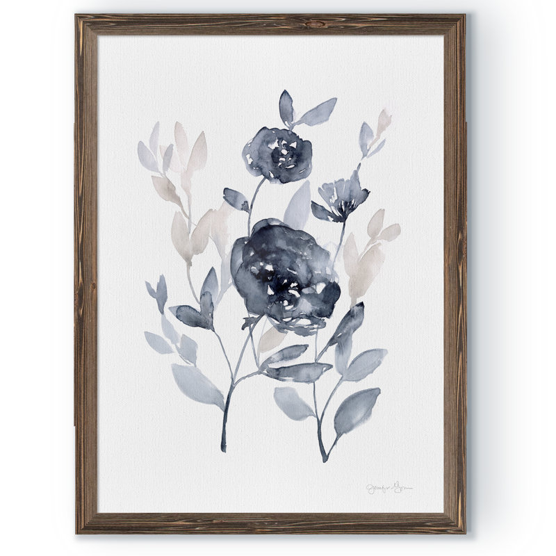 «Pe pivoines in Grey II» par Paul Cezanne - reproduction d'art encadrée, H 24 po x l 18 po x P 1,25 po, Pas de tapis