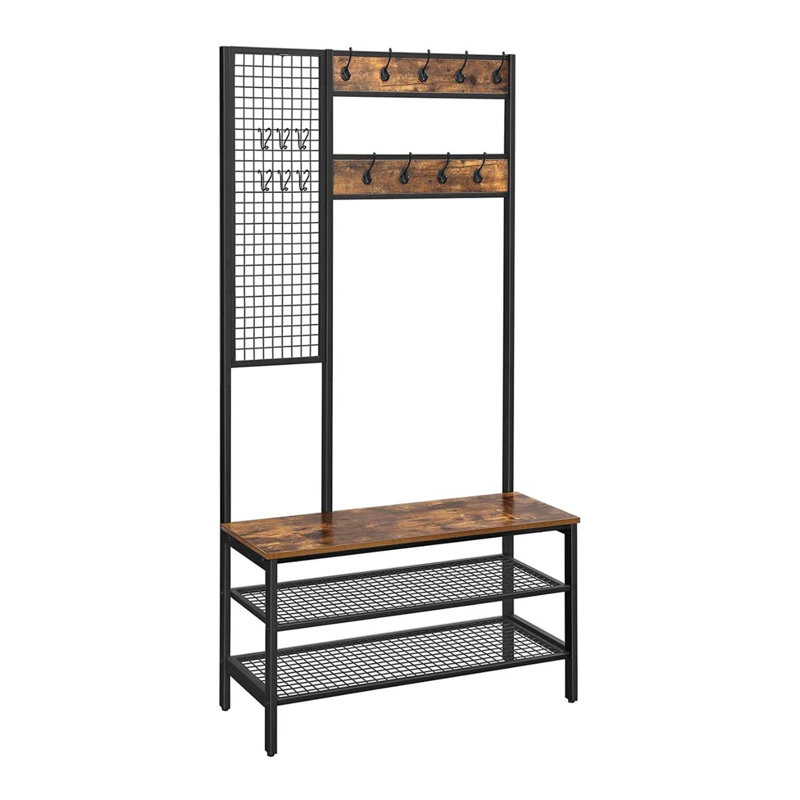 Antoanella 97.7 cm Clothes Rack