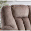 Fauteuil inclinable électrique de massage surdimensionné de 41 po avec coussin chauffant ultra doux et ensemble de 2-1582689960