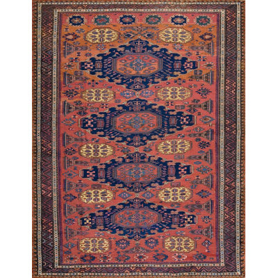 Antique Caucasian - Sumak Caucasian Knotted Rug