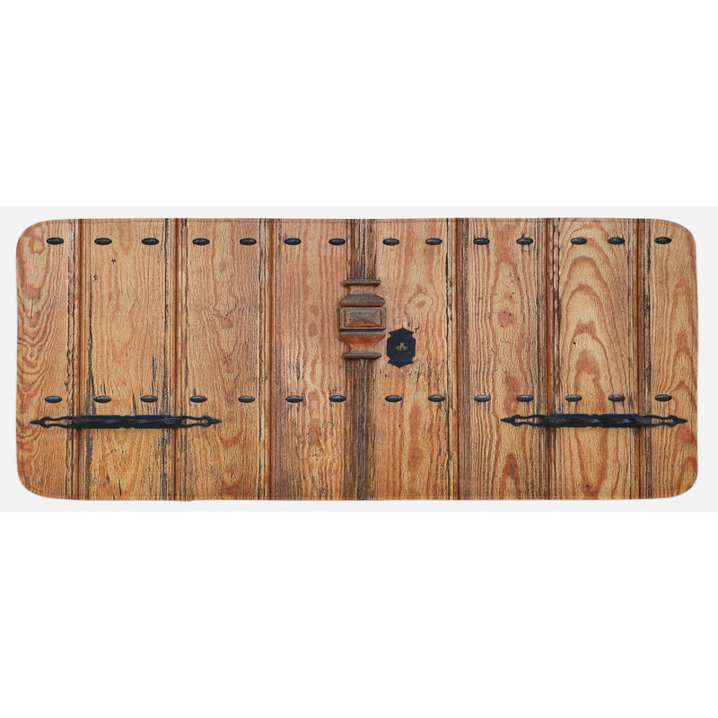 Rustic Polyester Kitchen Mat