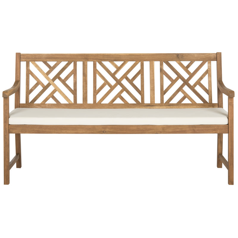 Banc de jardin en bois Stanwich, Naturel