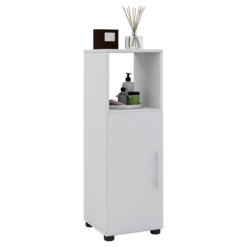 Jed Freestanding Bathroom Cabinet, White