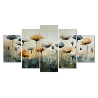 Blenheim - coquelicots, art mural traditionnel