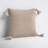 Mino Tassels Cotton Blend Throw Pillow