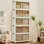 5 Tier Stackable Plastic Storage Boxes with Wheels & Magnetic Lids, Collapsible Organizer with Handle, 90x40x187cm for Home Use