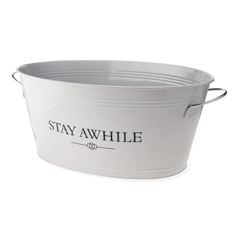 Stay Awhile Metal Drink Tub By Twine