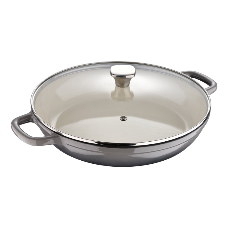 MasterPRO 6 qt. Cast Iron Dutch Oven with Lid, Fog