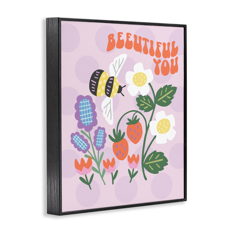 «Beeuitorable You Uplifting Bee», estampe numérique, conception de Jilly Jack Designs, H 14 po x l 11 po