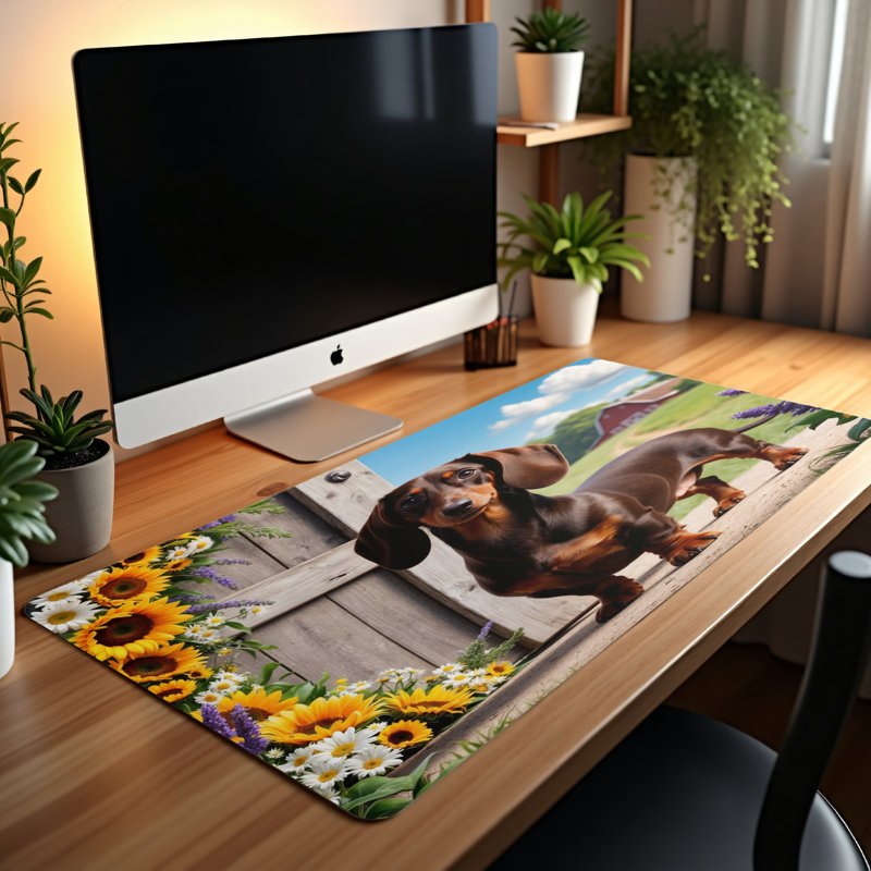 Polyester Desk Pad, 23.6x13.8