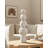 Modern Geometric Sculpture - Pottery And Paper Mache Decorative Art With Stacked Contemporary Design For Sleek Stylish Accent Display-1446668706