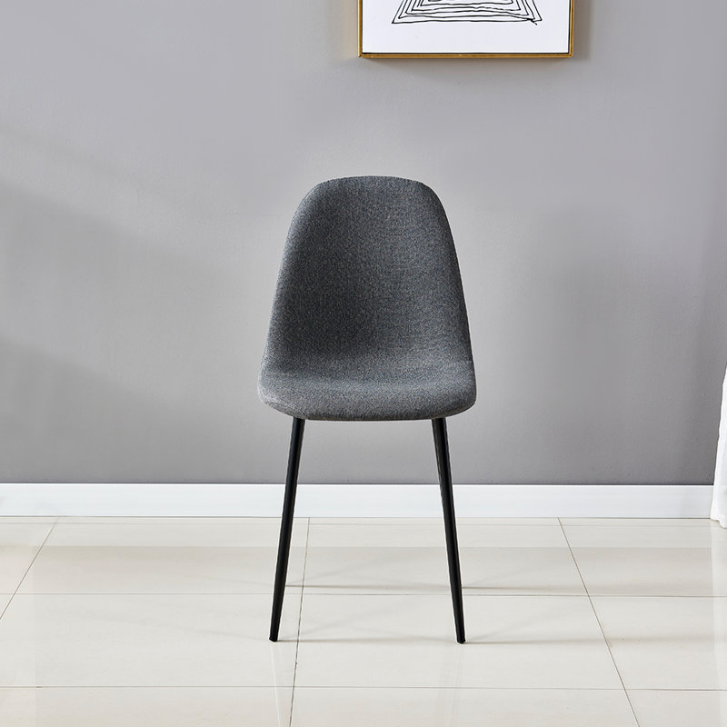 Gutshall 20 " H Upholstered Side Chair, Gray