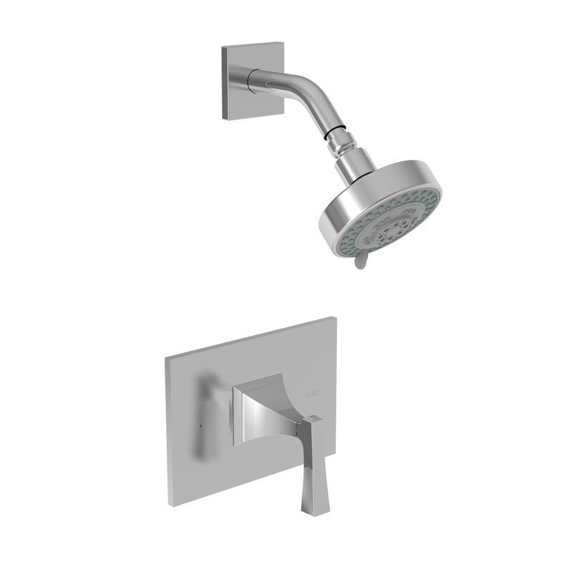 Joffrey Balanced Pressure Shower Trim Set with Shower Head, French Gold - PVD