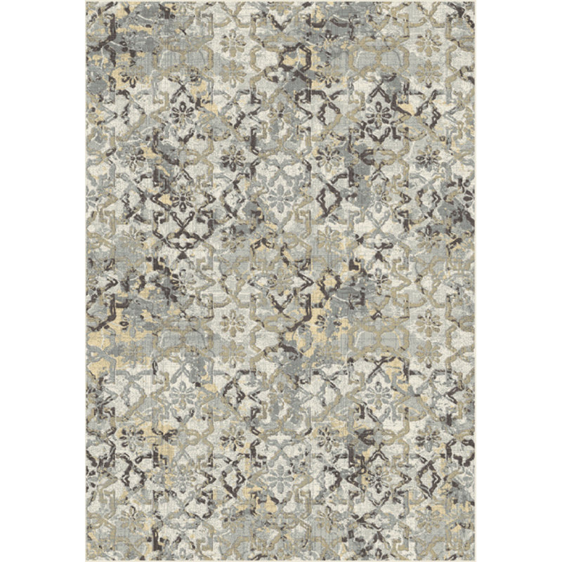 Tapis taupe / gris Horizon, Rectangle 6 pi 7 po x 9 pi 6 po