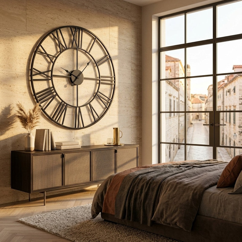 Iron Analogue Wall Clock