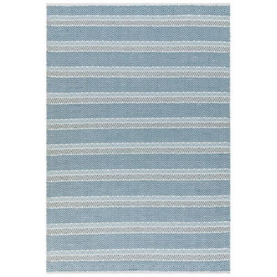 Checketts Rectangle Geometric Hand Knotted Flokati Indoor / Outdoor