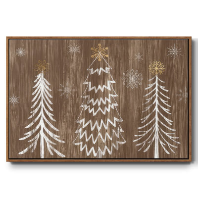 Barnwood Wonderland Collection, reproduction d'art sur toile encadrée