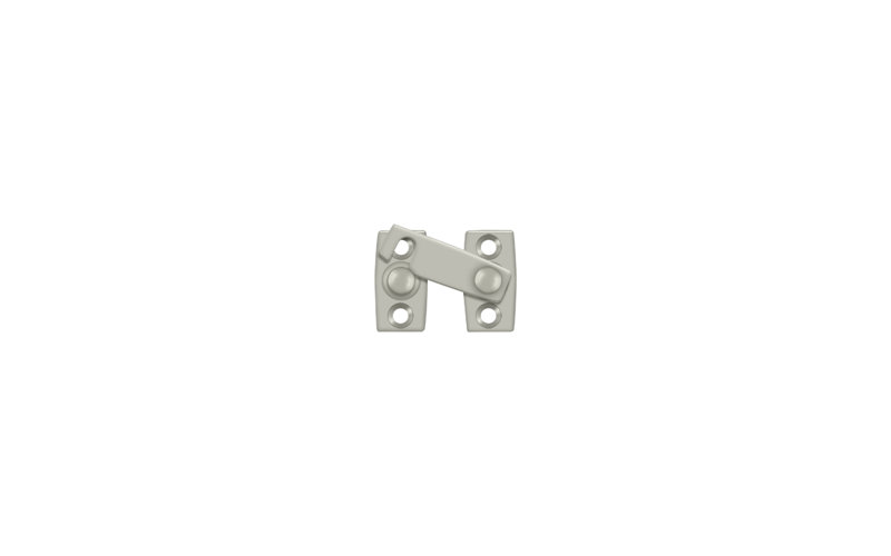 Deltana SB3058U26 Shutter Bar/Door Latch 5/8"; Bright Chrome Finish, Satin Nickel