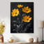 Monochromes jaunes et gris, bleuet, Grace IV - Bleuet, art mural-2013444002-2013444021