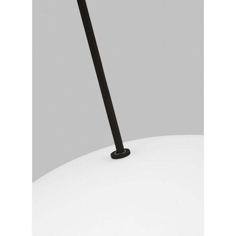 Hanea 1 - Light LED Pendant, Nightshade Black, !8" H x 18" D x 18" W
