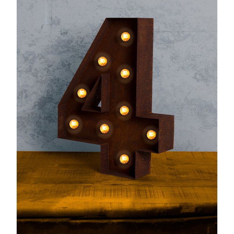 Number 12" LED Marquee Sign