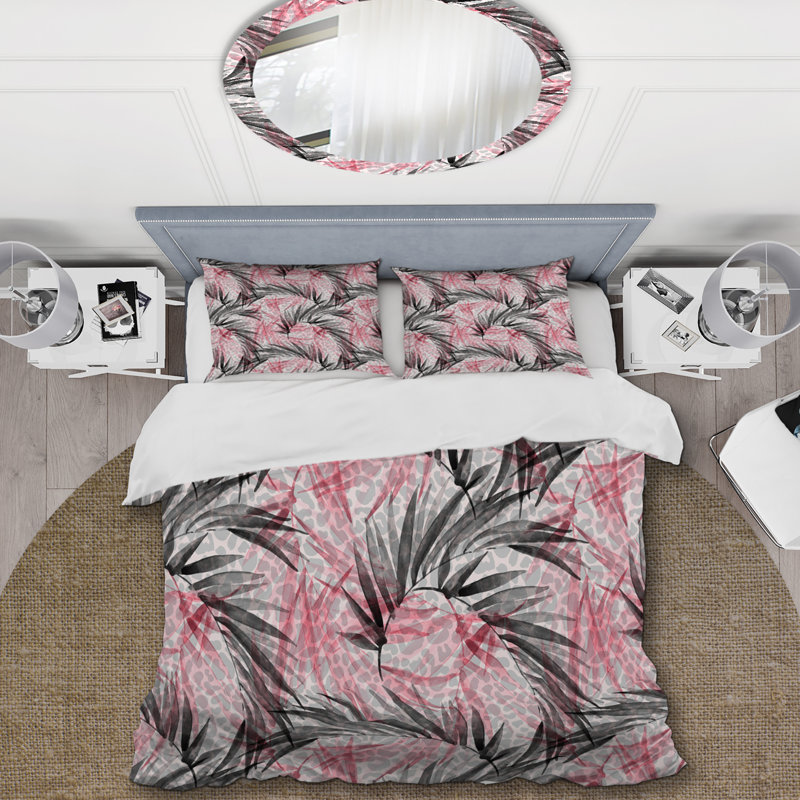 Transparent Tropical - Animals Duvet Cover Set - Microfiber Polyester