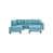 Tissu bleu est en rupture de stock