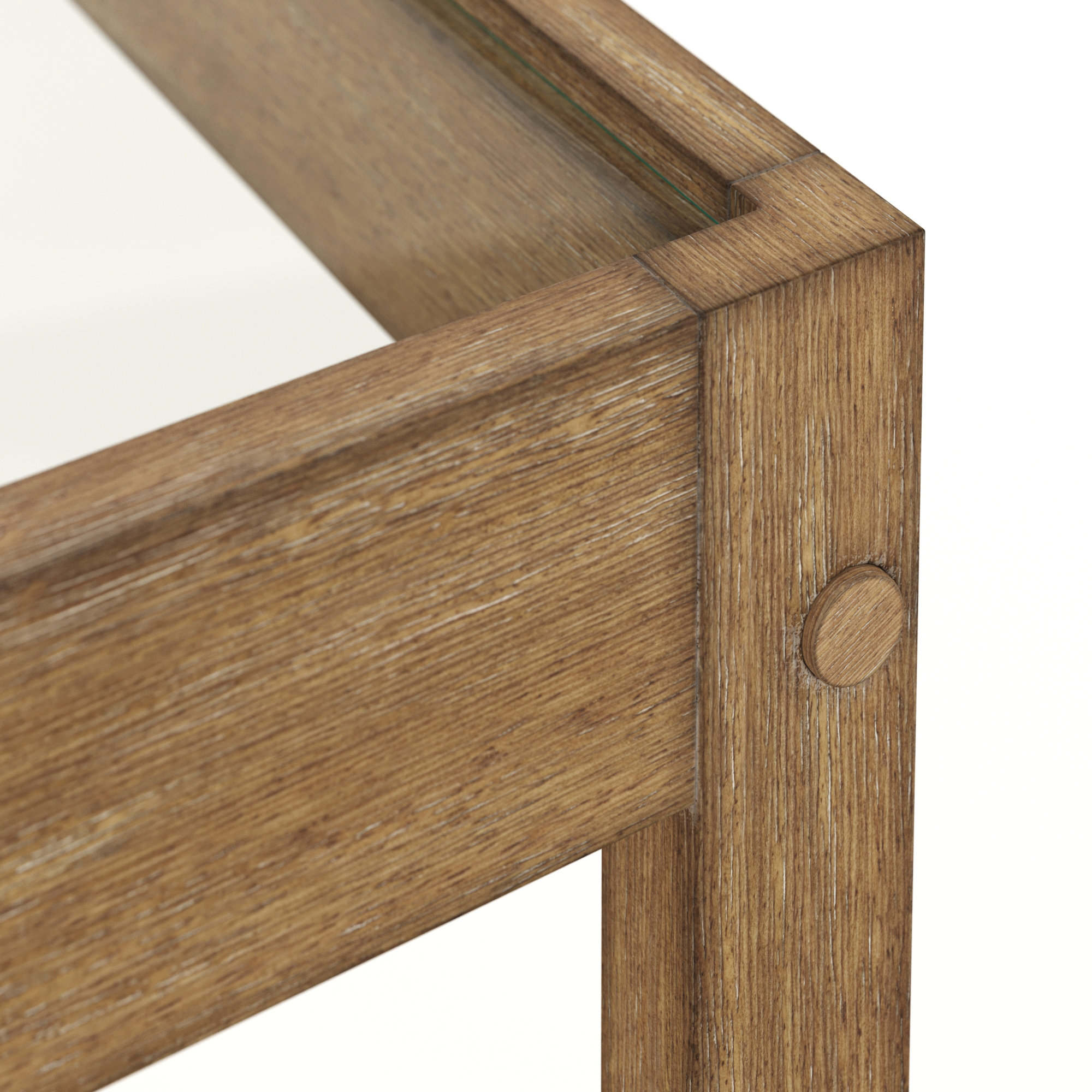 Bayou Breeze Emmie Glass Top End Table & Reviews Wayfair Canada