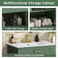 Meuble-lavabo simple de 30 po avec comptoir en céramique, porte à fermeture en douceur et tablettes réglables-604239874