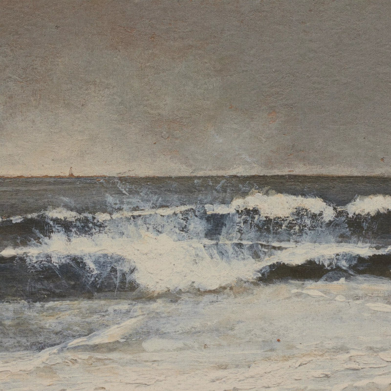Seafoam Painting by Aileen Fitzgerald, 16.5" H x 32" W