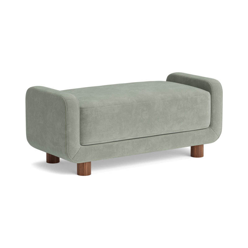 Eva Ottoman, Velvet - Sage