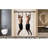 Single Sliding Shower Door 56 - 60 "W X 60" H, 1/4 "(6 Mm) Clear Tempered Glass With Proof Film, Stainless Steel Handle, Square Tube Track In Matte Black, American Style Bathroom, Large Wheels For