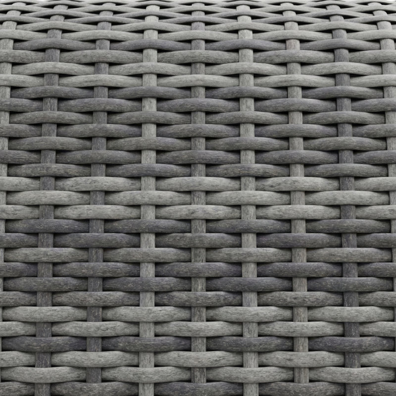 Fauteuils de patio Arden Cove Coastal Wicker, Grey