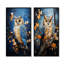 «Enchanted Forest Sentinels Owl - Owl», ensemble de 2 reproductions d'art mural-102920752-102920716