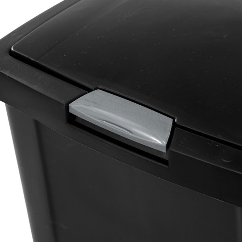 Sterilite 13 Gallon TouchTop Wastebasket with Lid That Opens with Touch, Conceals Trash in Kitchen