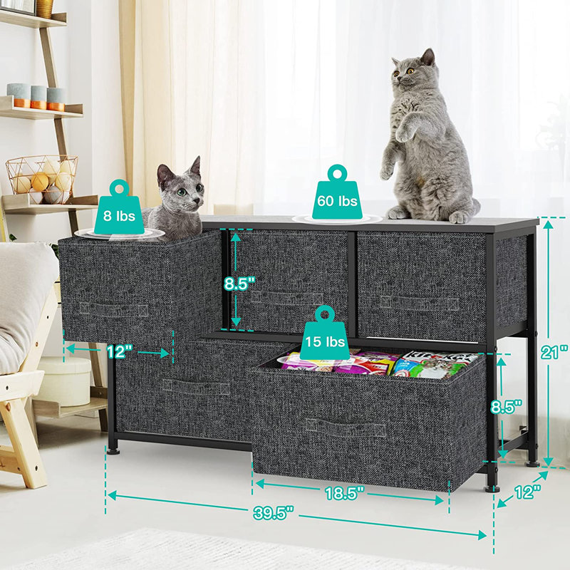 Staunton 5 Drawer Stackable Drawer