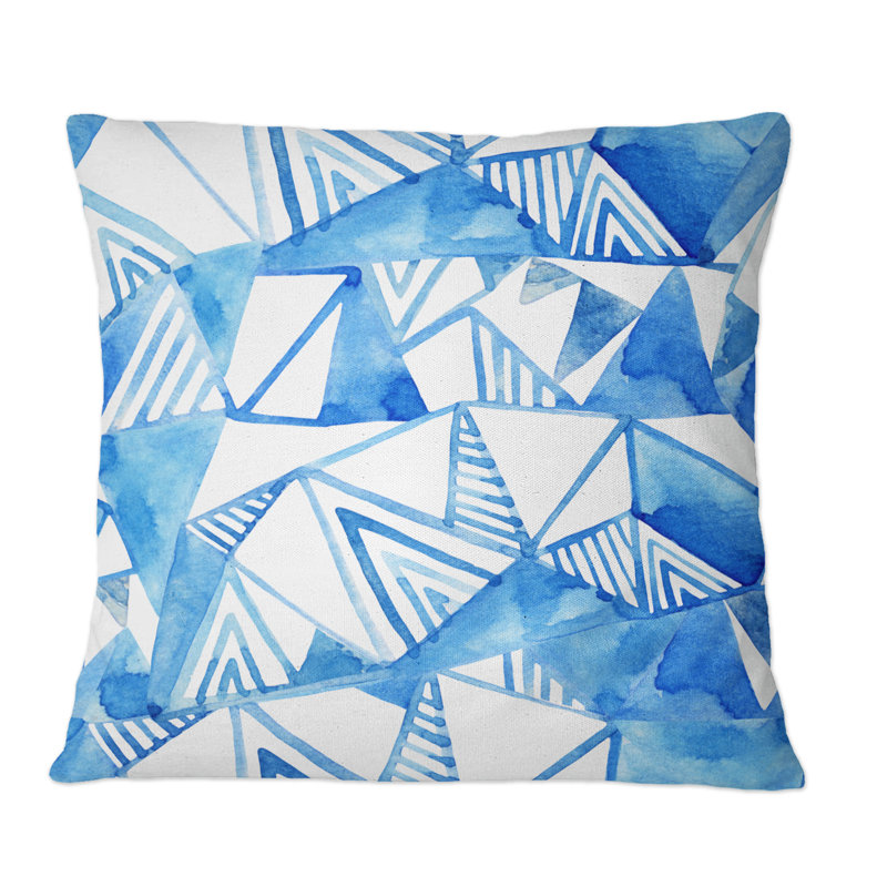 Geometric Throw Pillow, 16" x 16"