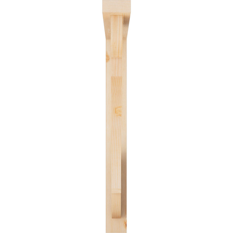 Support de bloc olympique avec entretoise décalée, 34 x 34, Sapin Douglas de l 3 1/2 (lisse)