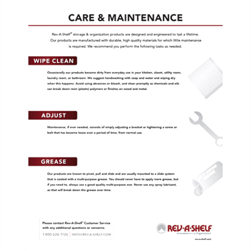 Rev-A-Shelf White Plastic Pull-Out Trash Bins, 2 Pack