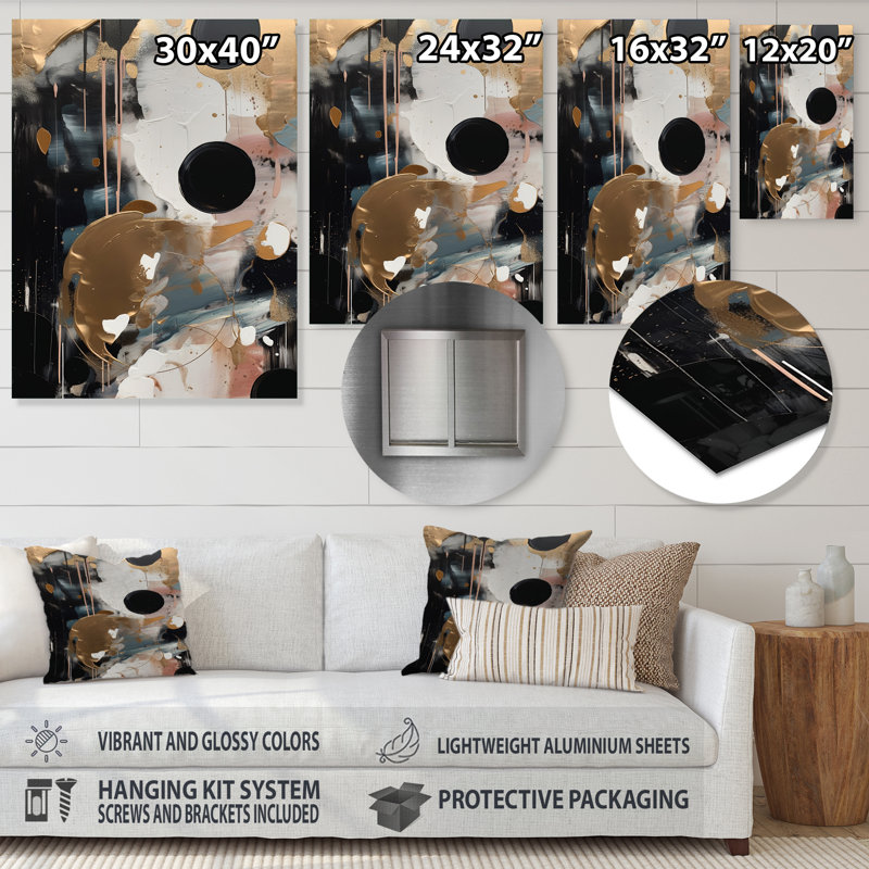 Décoration murale marbrée, H 20 po x l 12 po x P 1 po