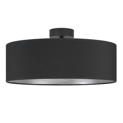 Tres Fabric Flush Mount