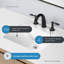 OVE Decors Dain Meuble-lavabo autoportant simple en bouleau Sahara