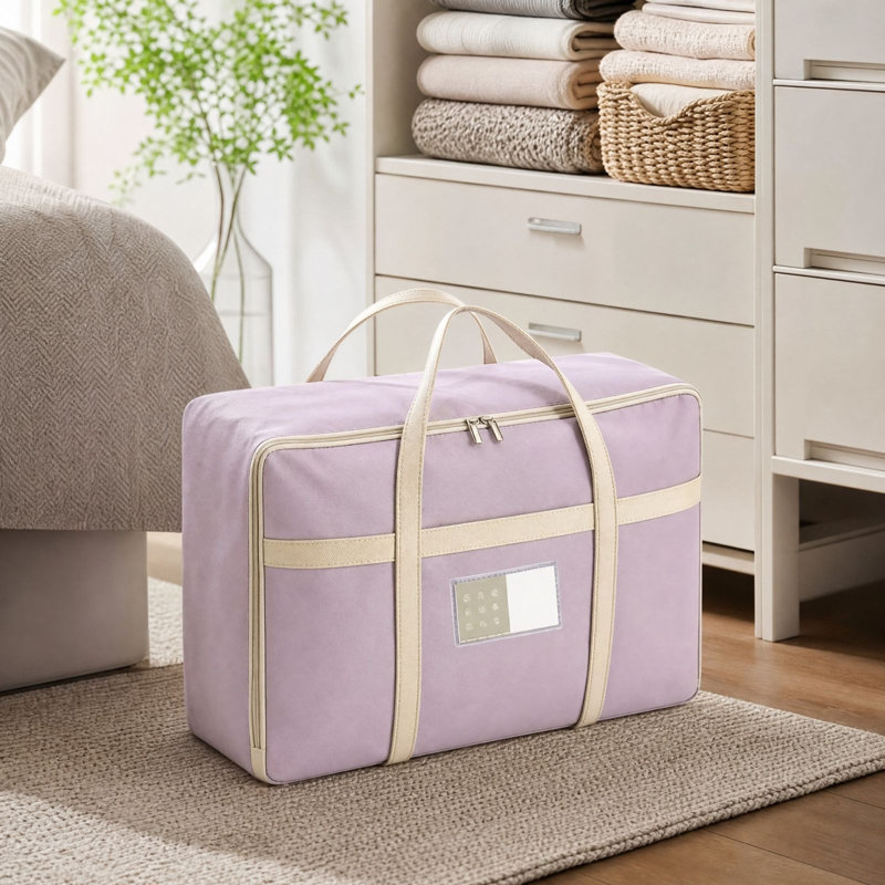 Sac de rangement, sac de voyage, sac d'emballage, sac de rangement résistant, sac de déménagement, housse à vêtements matelassée, sac en tissu non tissé, capacité accrue