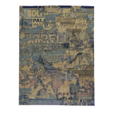 Hand Woven Wool Abstract Area Rug